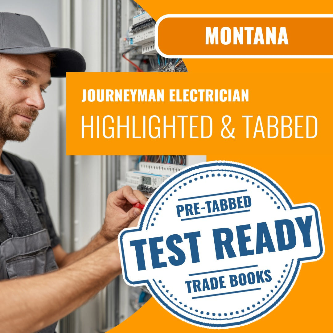 Montana Journeyman Electrician Highlighted & Tabbed Book Package