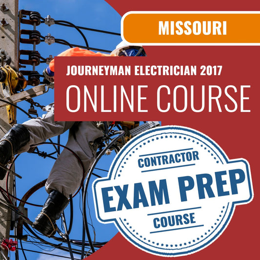 Missouri Journeyman Electrician 2017 - Online Exam Prep