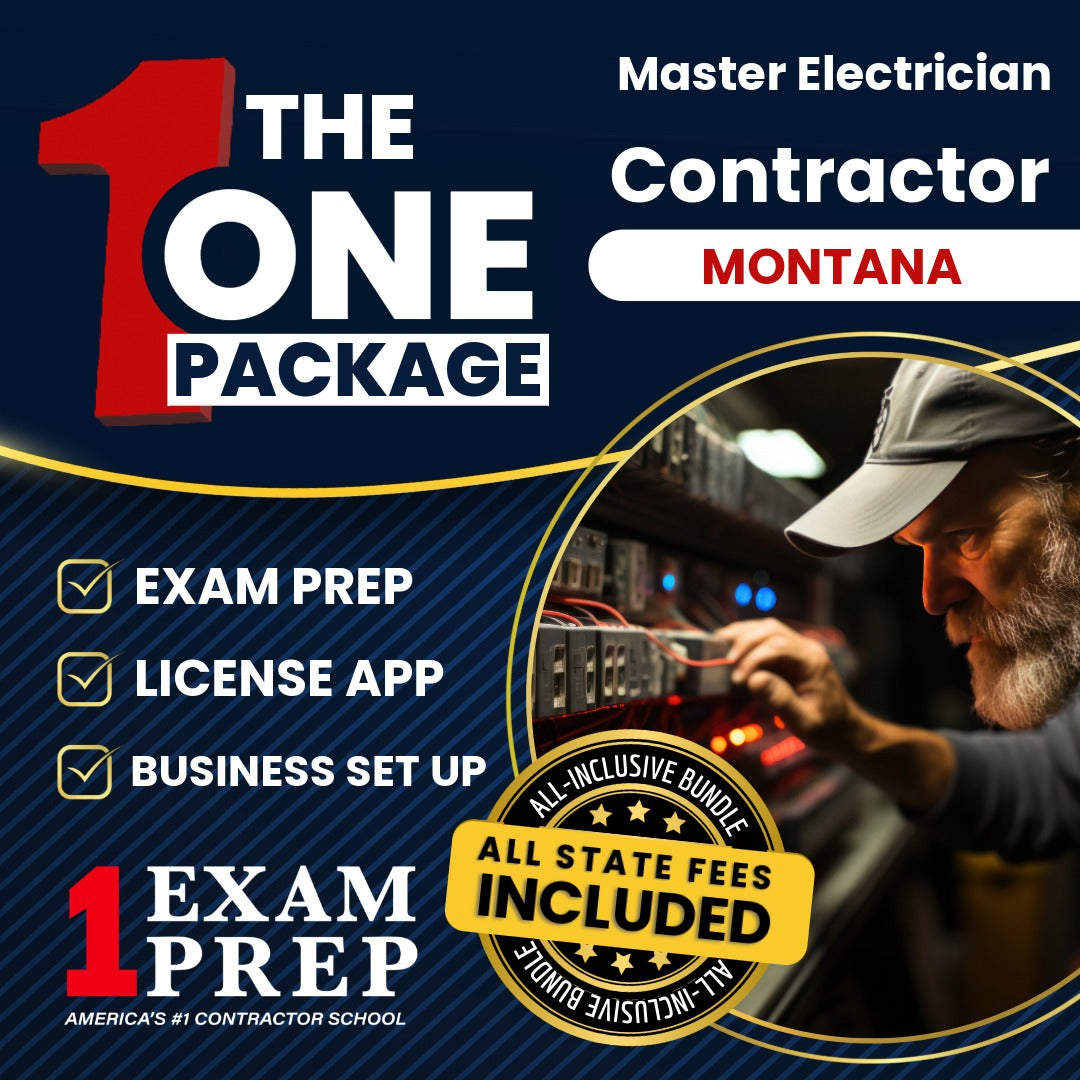 The 1 Package: All-Inclusive Montana Master Electrician Exam, Licensing & Business Setup Solution