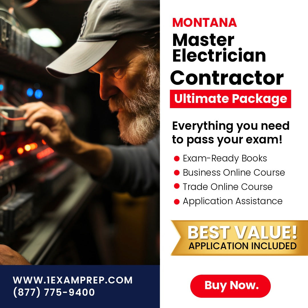 Montana Master Electrician Ultimate Exam Prep Rental