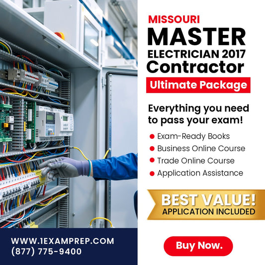 Missouri Master Electrician 2017 Ultimate Exam Prep Rental Package