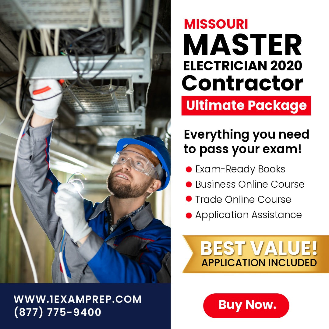 Missouri Master Electrician 2020 Ultimate Exam Prep Rental Package