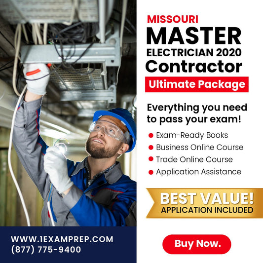 Missouri Master Electrician 2020 Ultimate Exam Prep Rental Package