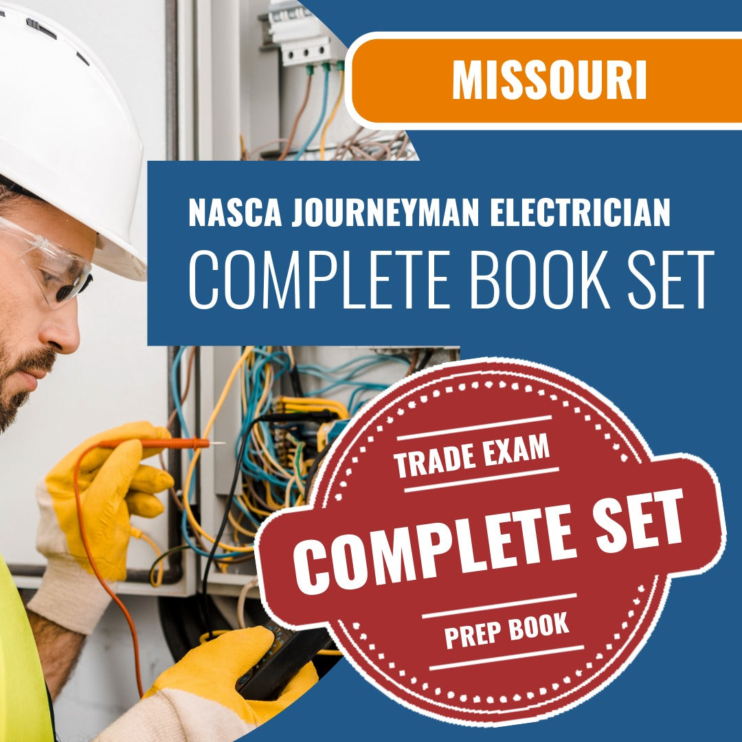 Missouri NASCA Journeyman Electrician Exam Book Package