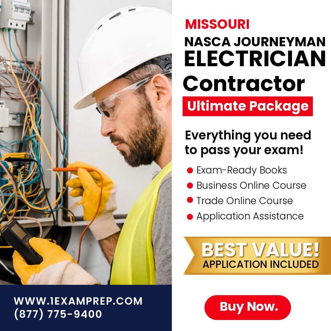 Missouri NASCA Journeyman Electrician Ultimate Exam Prep Rental Package