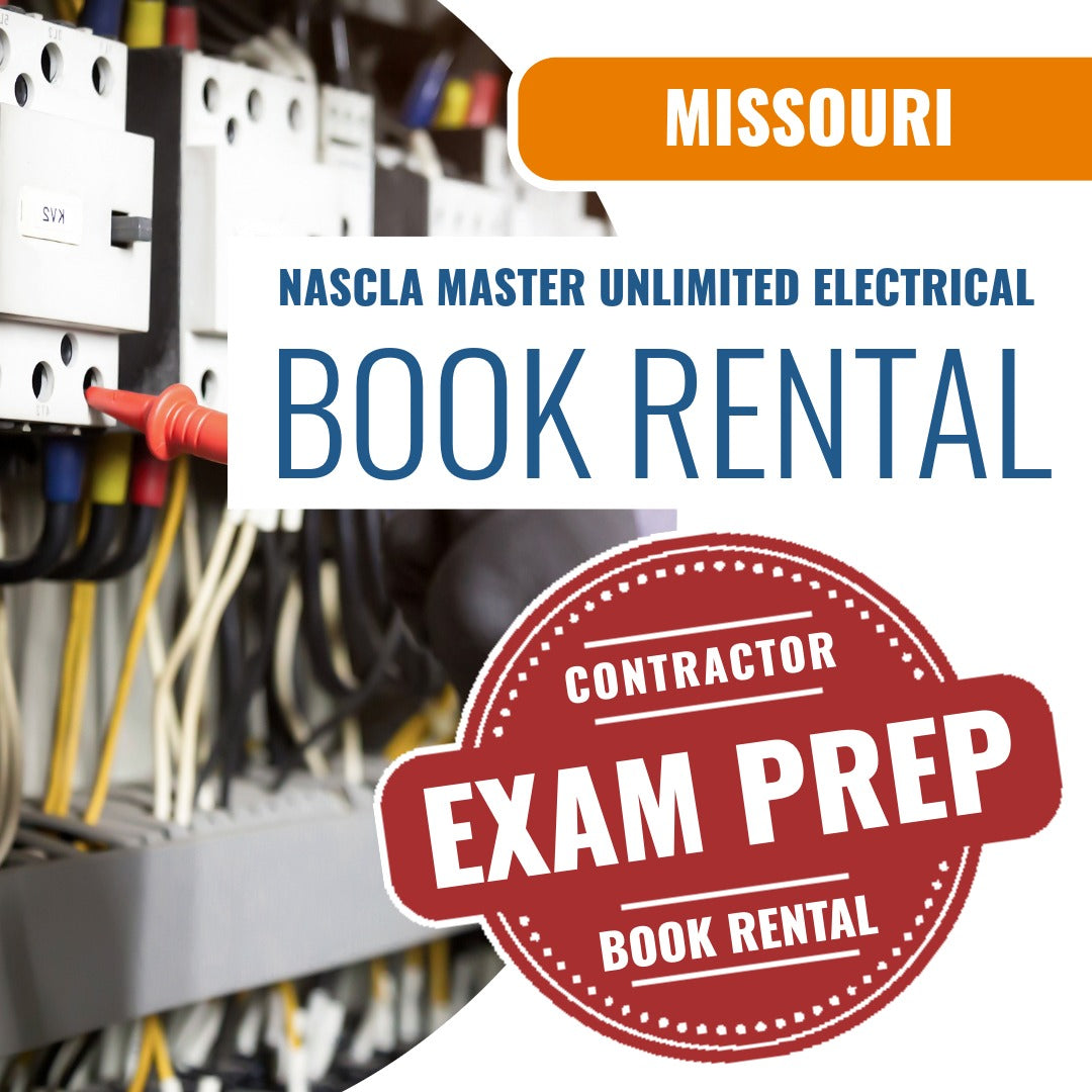Missouri NASCLA Master Unlimited Electrical Contractor - Books & Courses Rental Package