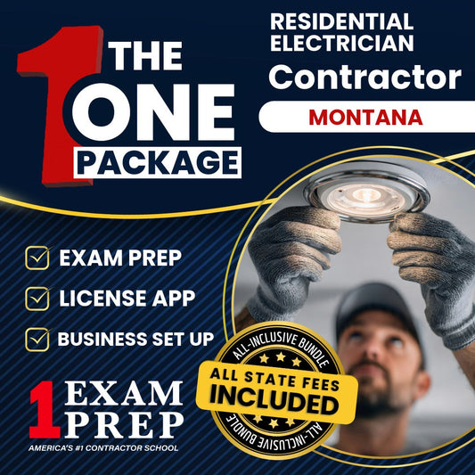 The 1 Package: All-Inclusive Montana Residential Electrician Exam, Licensing & Business Setup Solution