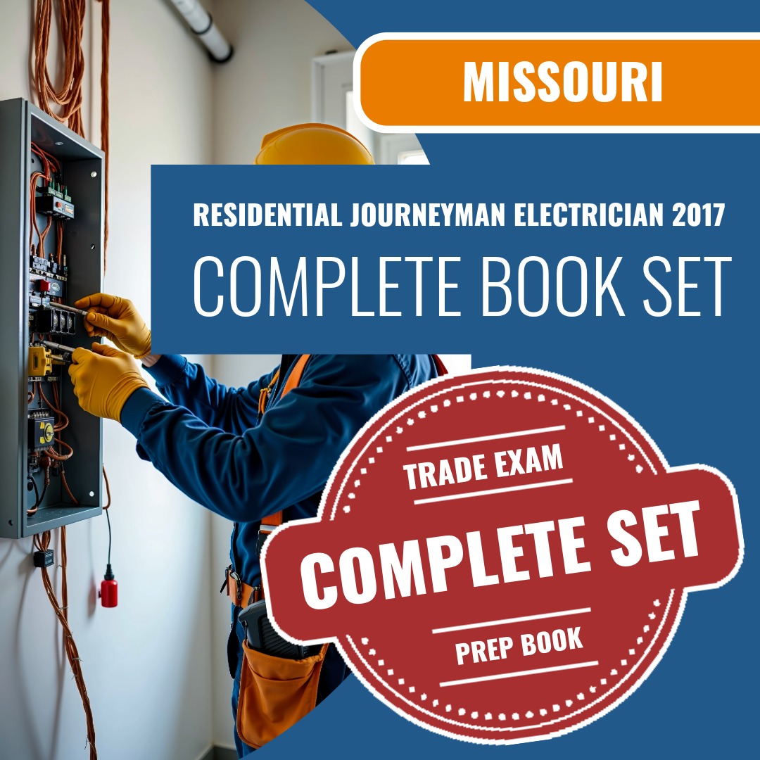Missouri Residential Journeyman Electrician 2017 Exam Book Package