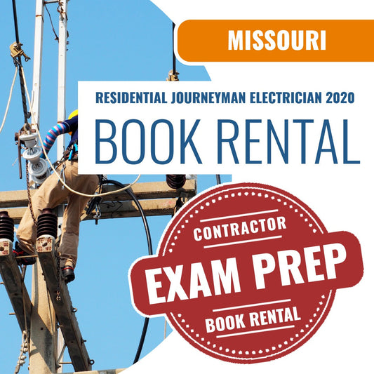 Missouri Residential Journeyman Electrician 2020 - Books & Courses Rental Package