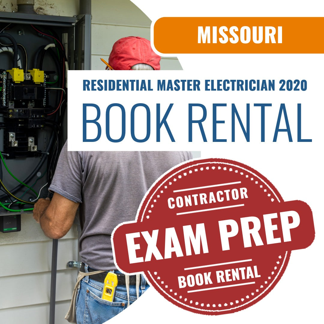 Missouri Residential Master Electrician 2020 - Books & Courses Rental Package