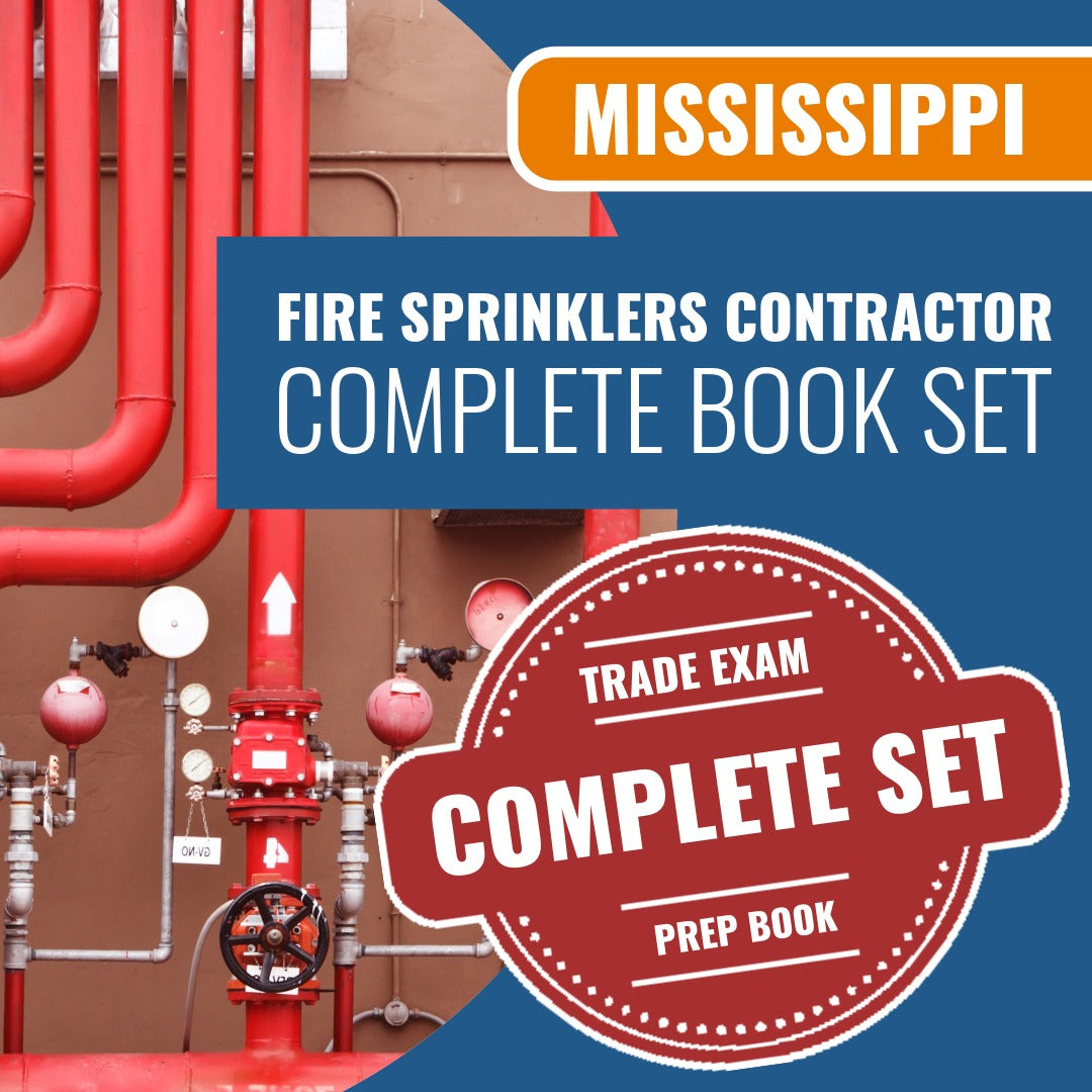 Mississippi Fire Sprinklers Contractor Exam Book Package