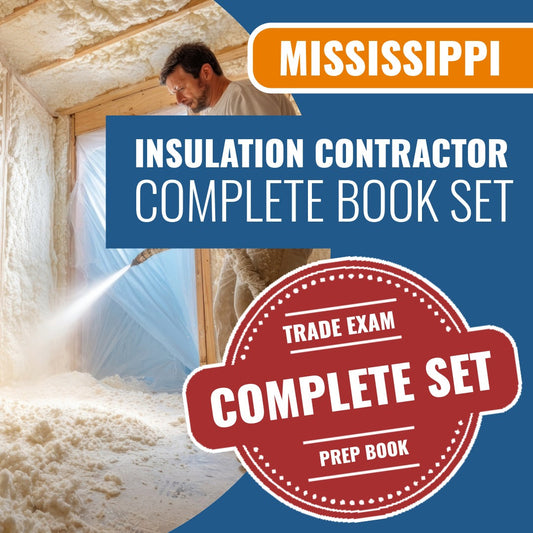 Mississippi Insulation Contractor Exam Book Package