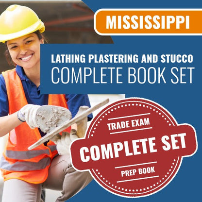 Mississippi Lathing Plastering and Stucco Contractor Exam Book Package