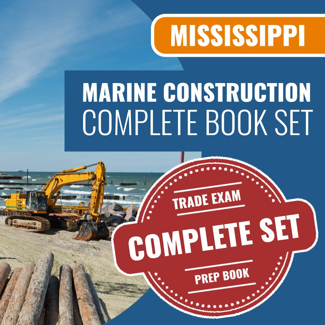 Mississippi Marine Construction Contractor Exam Book Package