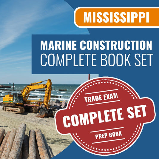 Mississippi Marine Construction Contractor Exam Book Package