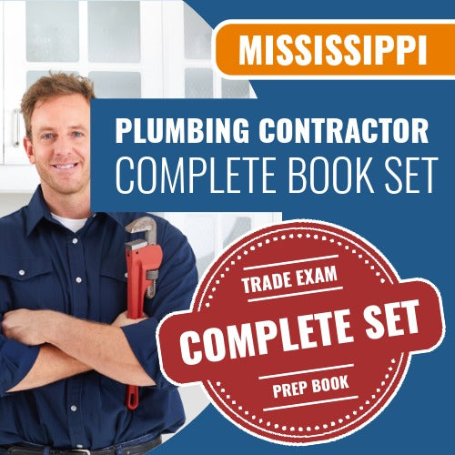 Mississippi Plumbing Contractor Exam Book Package