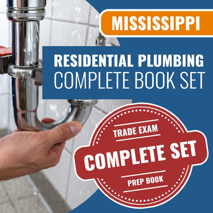 Mississippi Residential Plumbing Contractor Exam Book Package