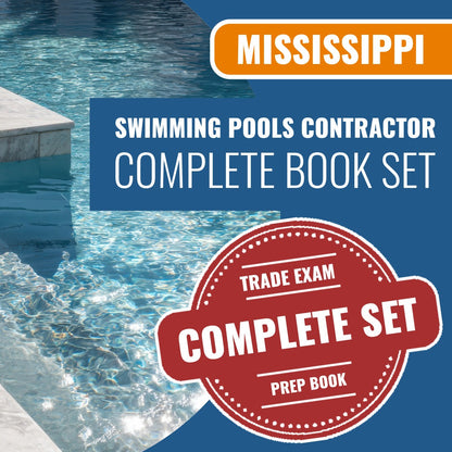 Mississippi Swimming Pools Contractor Exam Book Package