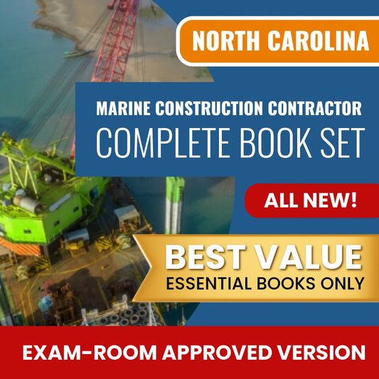North Carolina Marine Construction Contractor Books Allowed into Exam Package