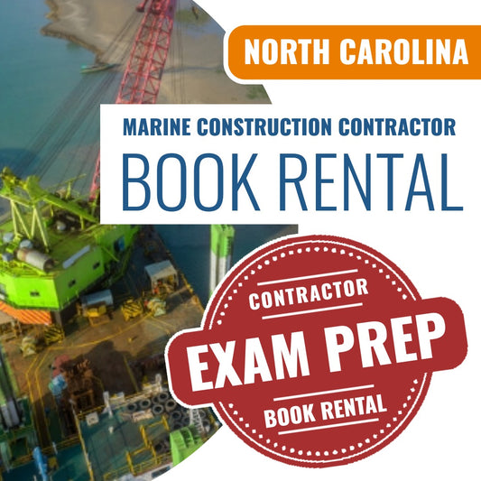North Carolina Marine Construction Contractor Exam Books & Course Rental