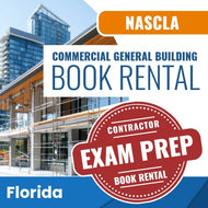 Florida NASCLA Commercial General Building Contractor Exam Book Rental