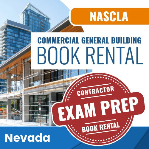 Nevada NASCLA Commercial General Building Contractor Exam Book Rental