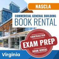 Virginia NASCLA Commercial General Building Contractor Exam Book Rental