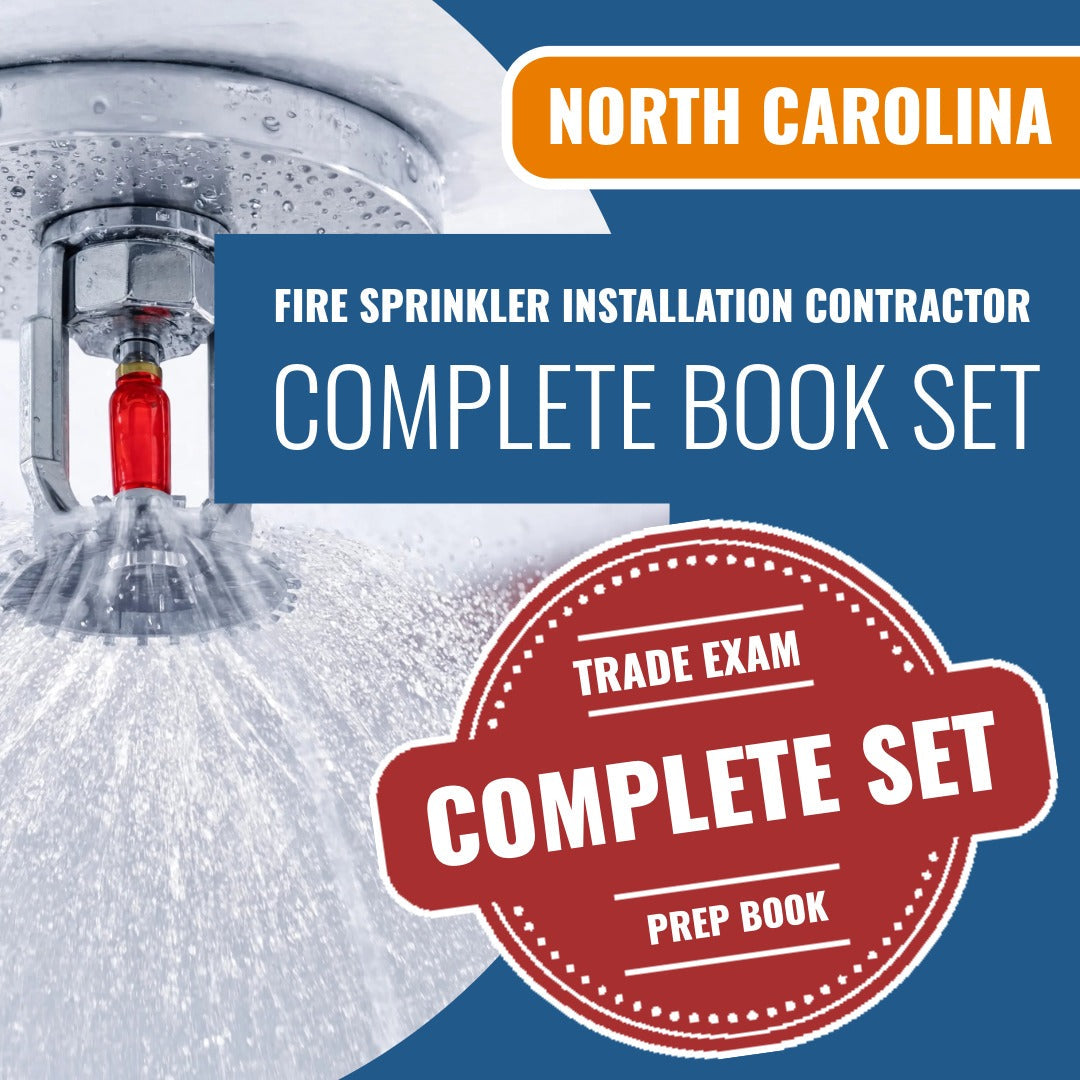 North Carolina Fire Sprinkler Installation Contractor Book Package