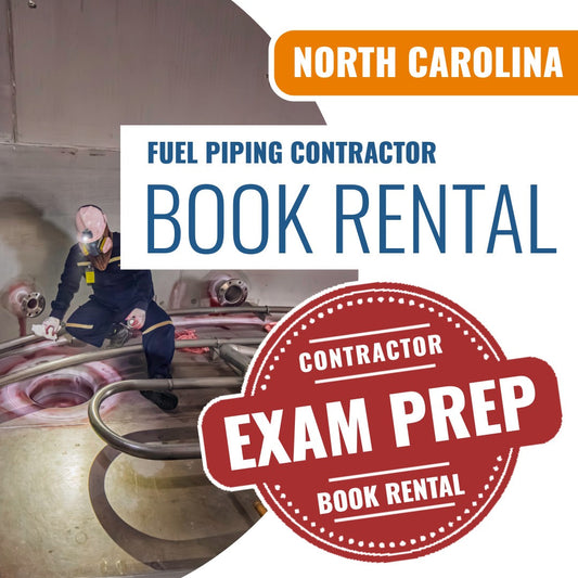 North Carolina Fuel Piping Contractor - Books & Courses Rental Package
