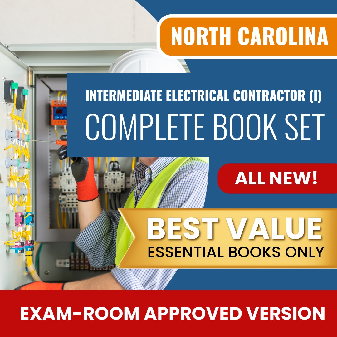 North Carolina Intermediate Electrical Contractor (I) Books Allowed into Exam Package