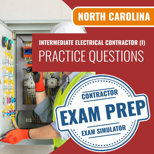 North Carolina Intermediate Electrical Contractor (I) Exam - Online Practice Questions