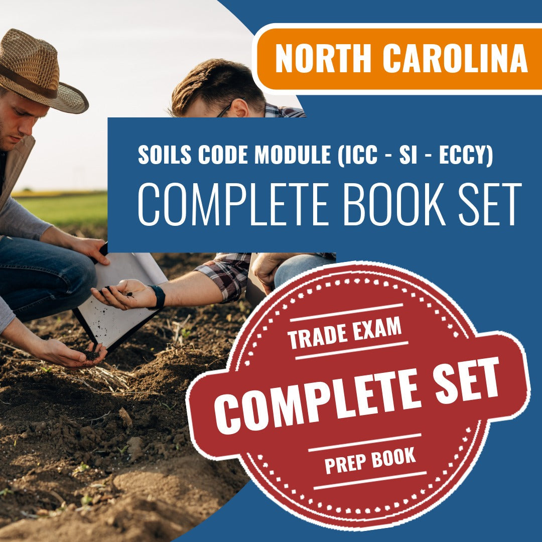 North Carolina Soils Code Module (ICC - SI - ECCY)  Exam Book Package