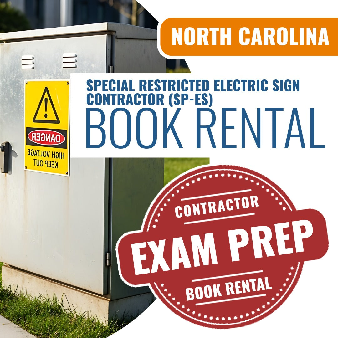 North Carolina Special Restricted Electric Sign Contractor (SP-ES) - Books & Courses Rental Package