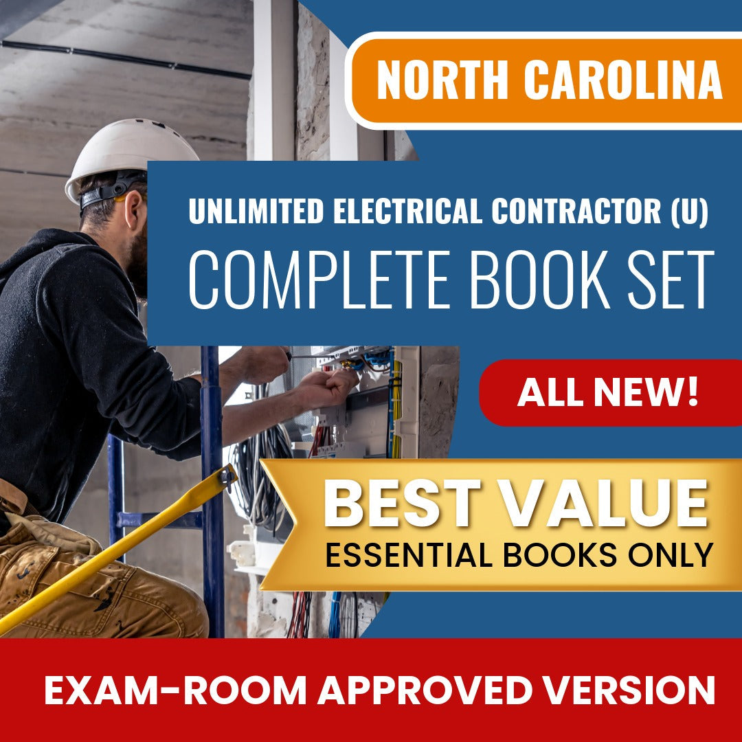 North Carolina Unlimited Electrical Contractor (U) Books Allowed into Exam Package