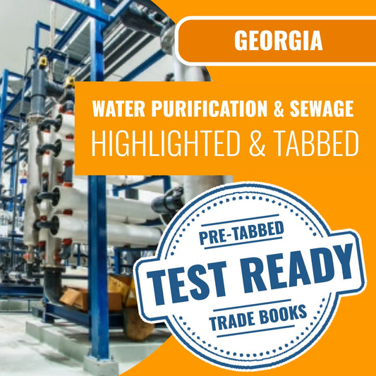 North Carolina Water Purification and Sewage Disposal Contractor Highlighted & Tabbed Book Package
