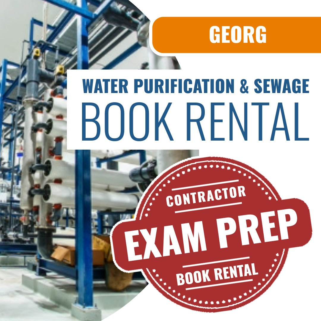 North Carolina Water Purification and Sewage Disposal Contractor Exam Books & Course Rental