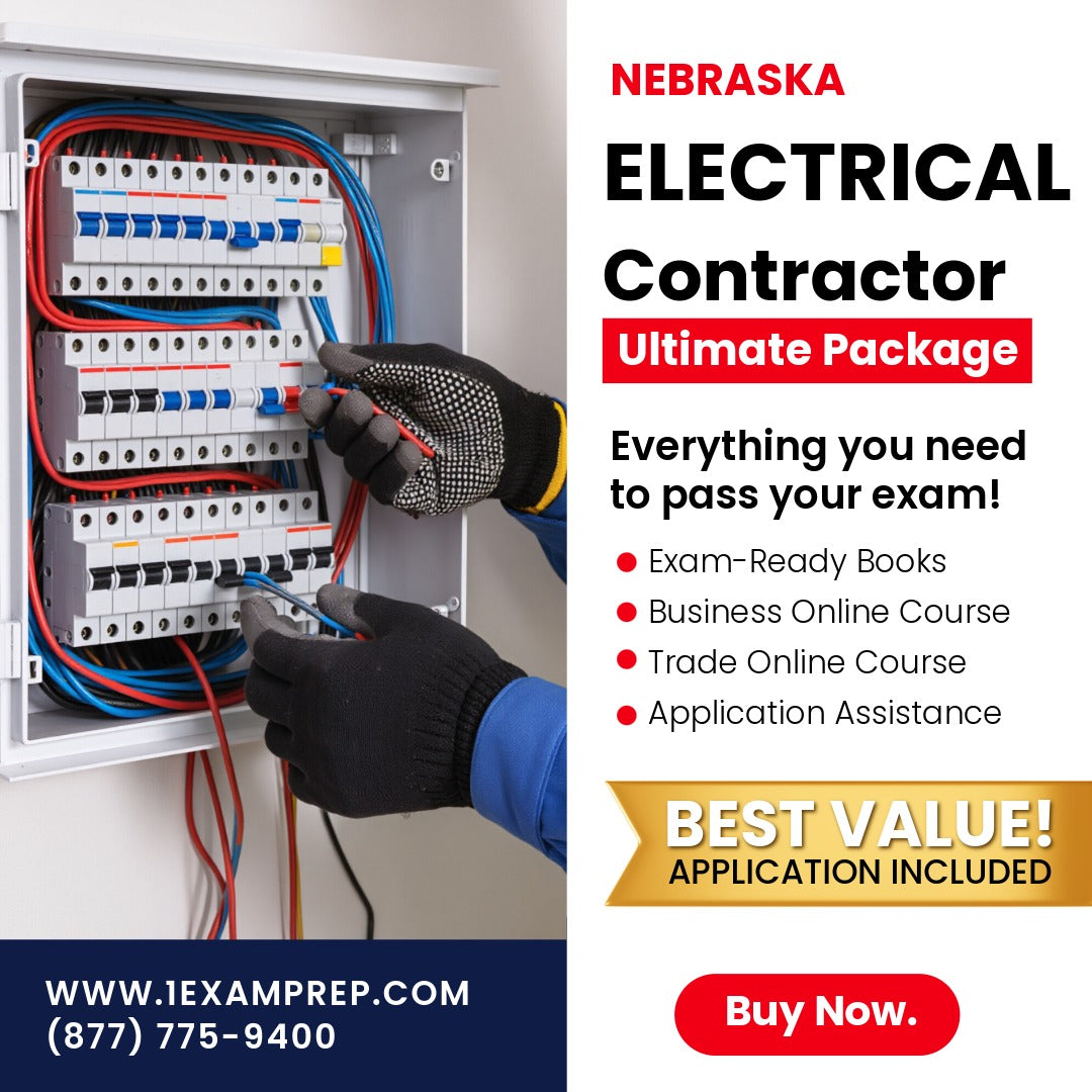 Nebraska Electrical Contractor Ultimate Exam Prep Rental Package