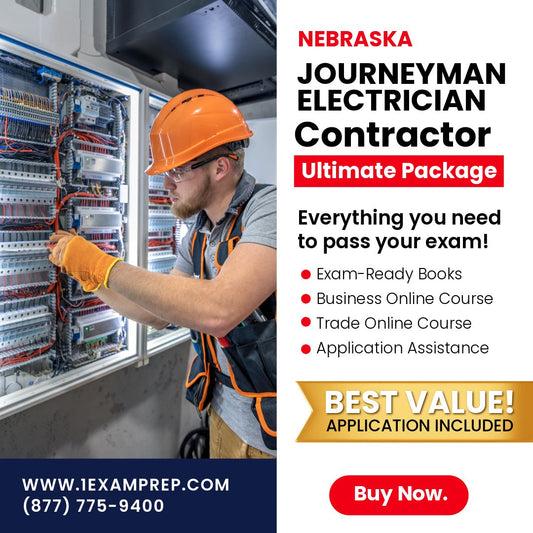 Nebraska Journeyman Electrician Ultimate Exam Prep Rental Package