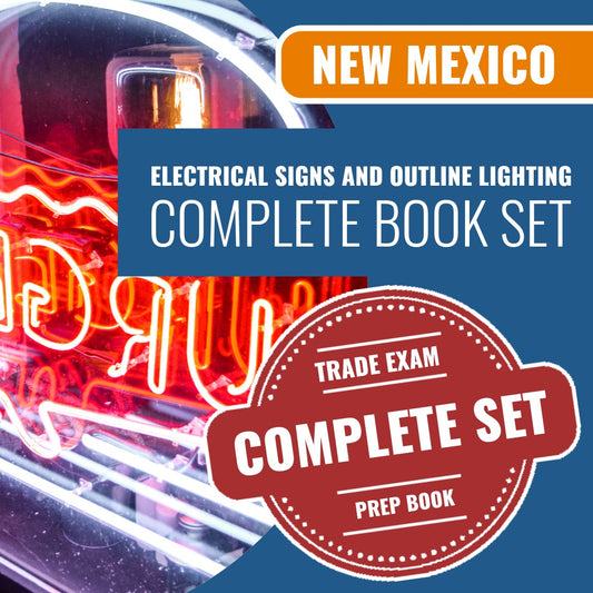 New Mexico Electrical Signs and Outline Lighting Contractor ES-1 Exam Book Package
