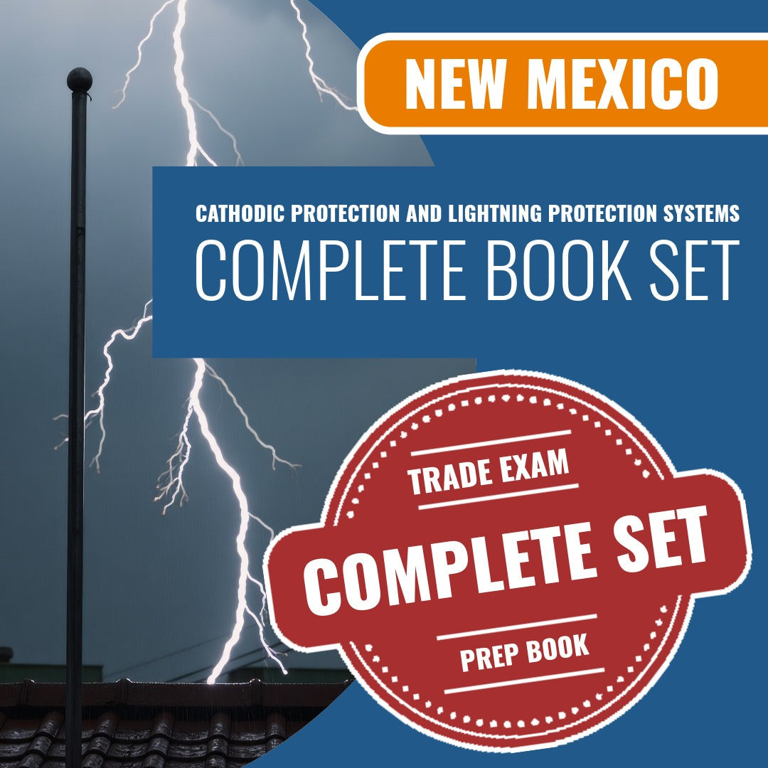 New Mexico Cathodic Protection and Lightning Protection Systems Contractor ES-2 Exam Book Package
