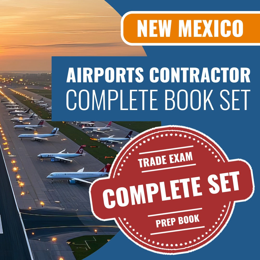 New Mexico Airports Contractor GF-1 Exam Book Package