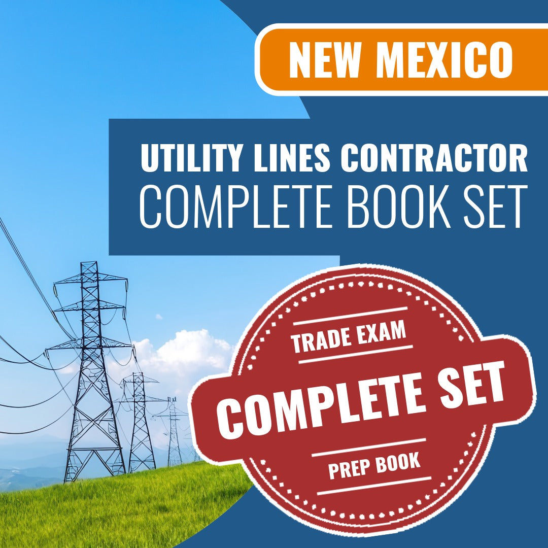 New Mexico Utility Lines Contractor GF-9 Exam Book Package