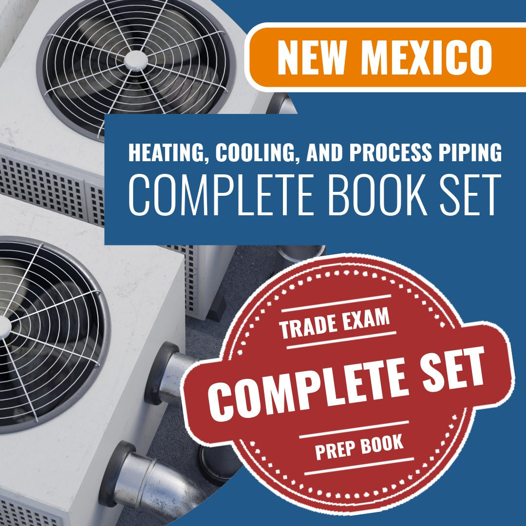 New Mexico Heat, Cooling, and Process Pipe Contractor MM-4 Exam Book Package
