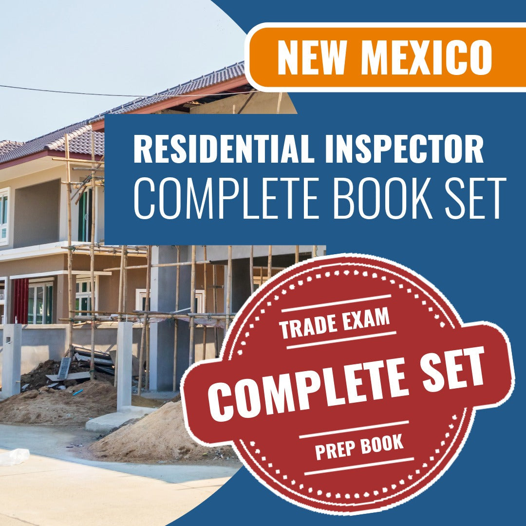 New Mexico Residential Inspector Contractor Exam Book Package