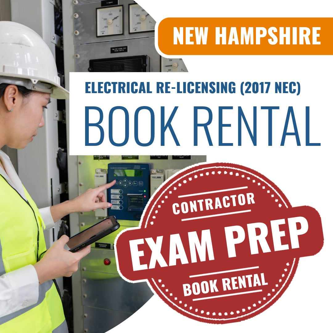 New Hampshire Electrical Re-Licensing (2017 NEC) - Books & Courses Rental Package