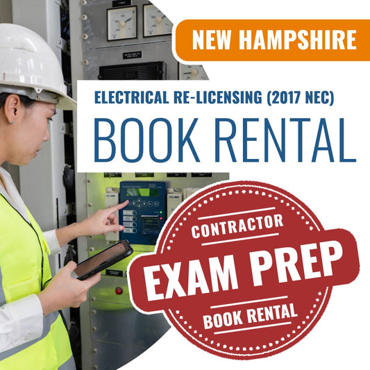 New Hampshire Electrical Re-Licensing (2017 NEC) - Books & Courses Rental Package