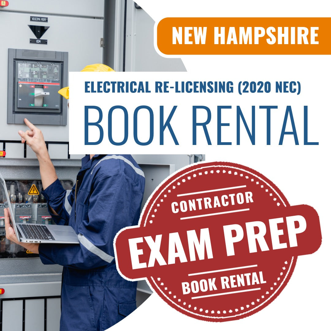 New Hampshire Electrical Re-Licensing (2020 NEC) - Books & Courses Rental Package