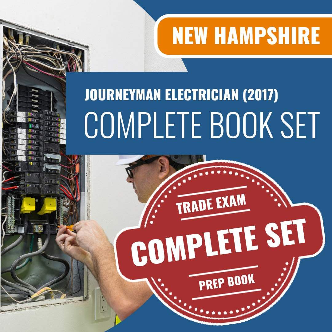 New Hampshire Journeyman Electrician (2017) Exam Book Package