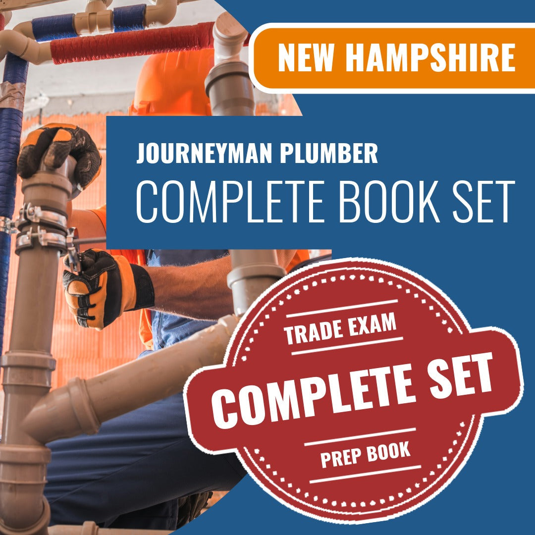 New Hampshire Journeyman Plumber Exam Book Package