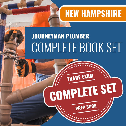 New Hampshire Journeyman Plumber Exam Book Package